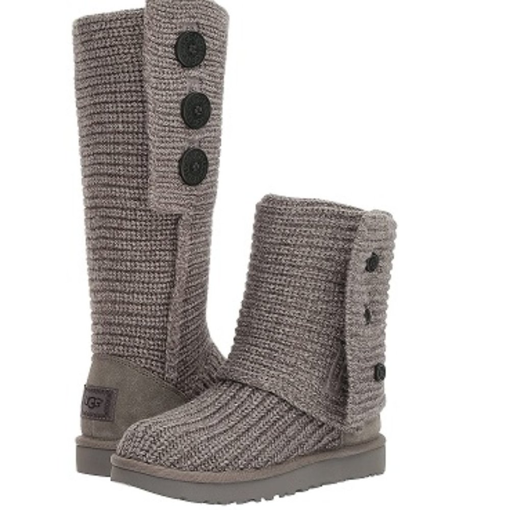 UGG Women's Classic Cardy Boots In Gray